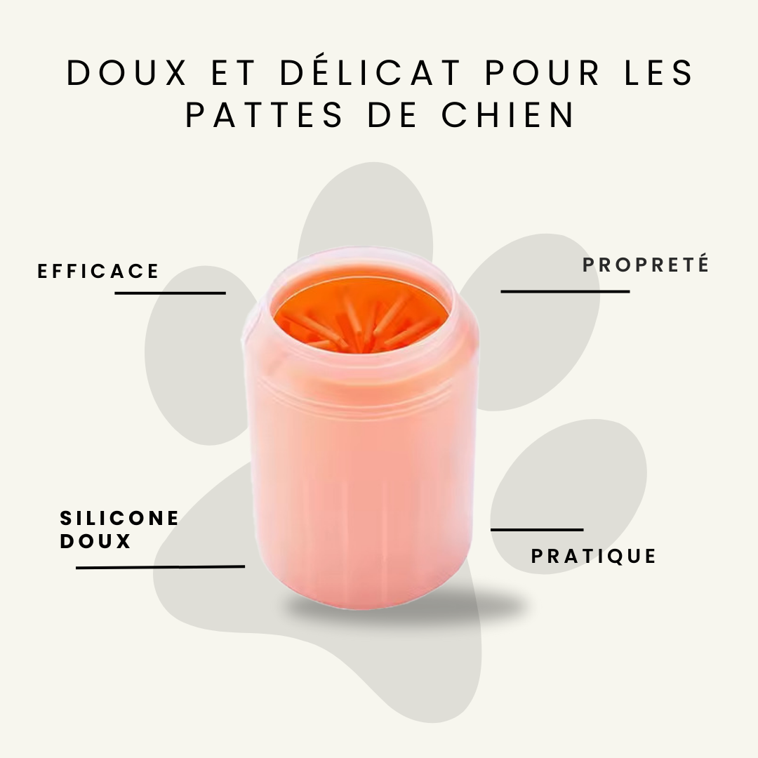 Nettoyeur de pattes de chien