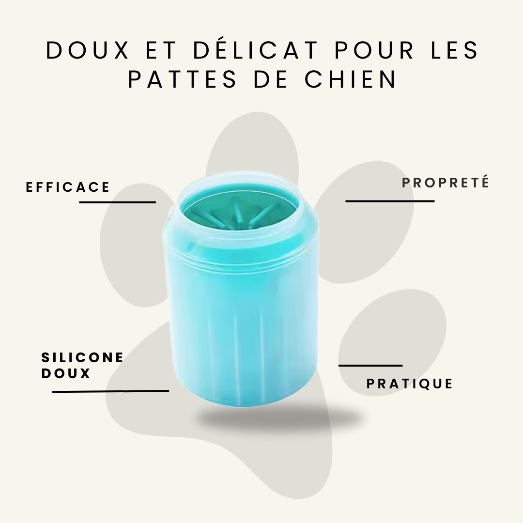 Nettoyeur de pattes de chien