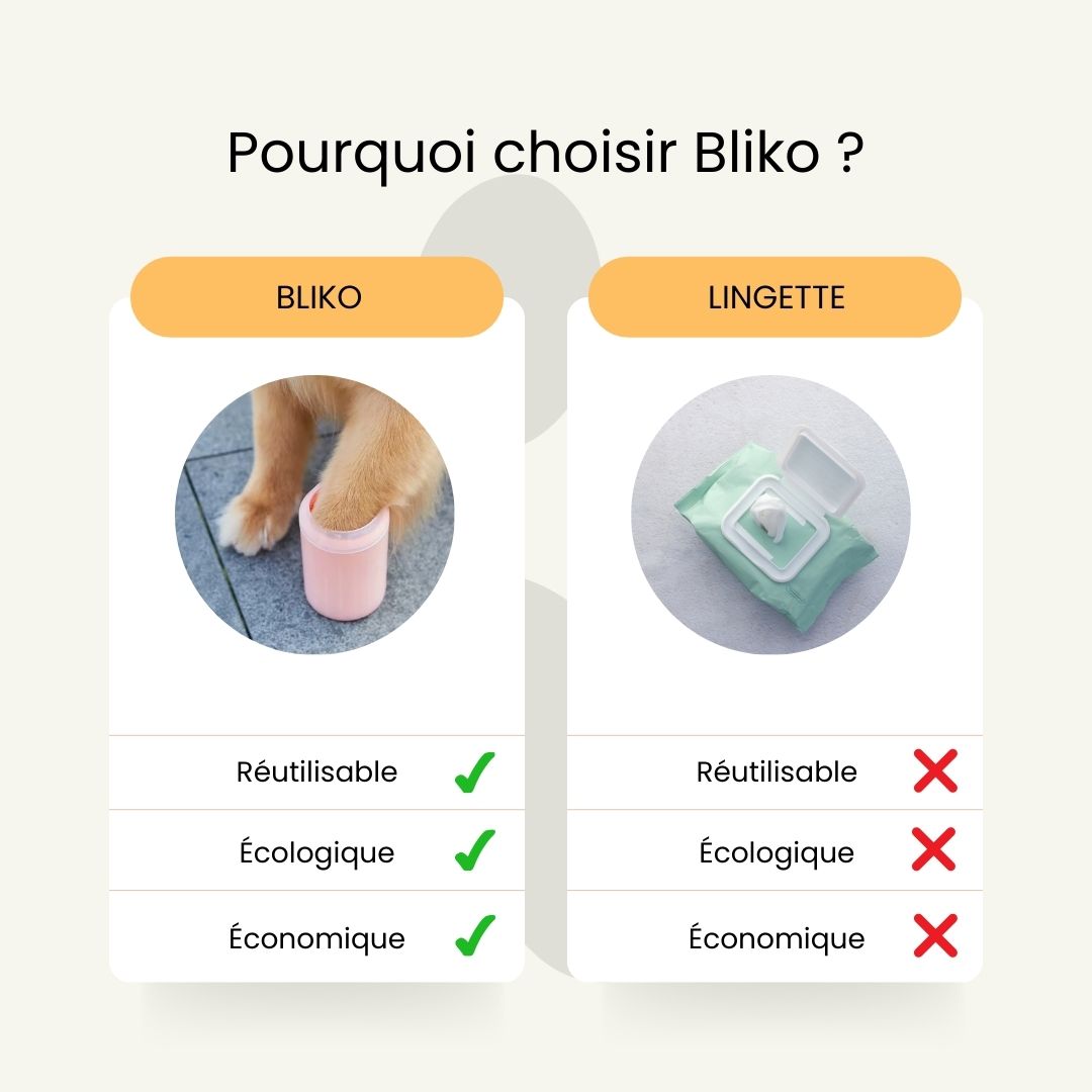 Nettoyeur de pattes de chien